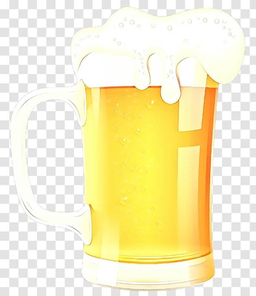 Mug Beer Glass Pint Yellow Drink - Cocktail Transparent PNG