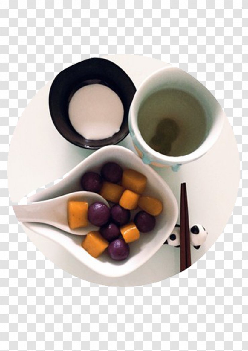 Coffee Breakfast Taro Ball - Food Transparent PNG