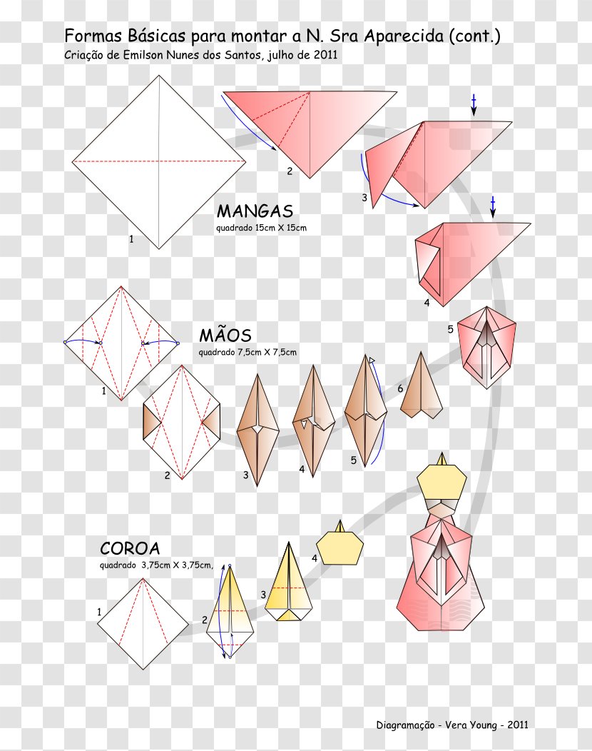Origami Paper Christmas Craft - Folding Transparent PNG