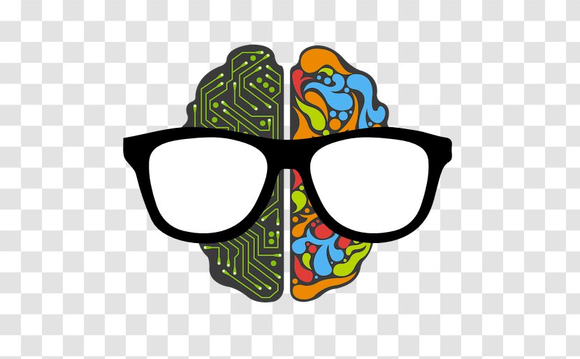 Lateralization Of Brain Function Cerebral Hemisphere Artificial Intelligence Human - Sunglasses Transparent PNG
