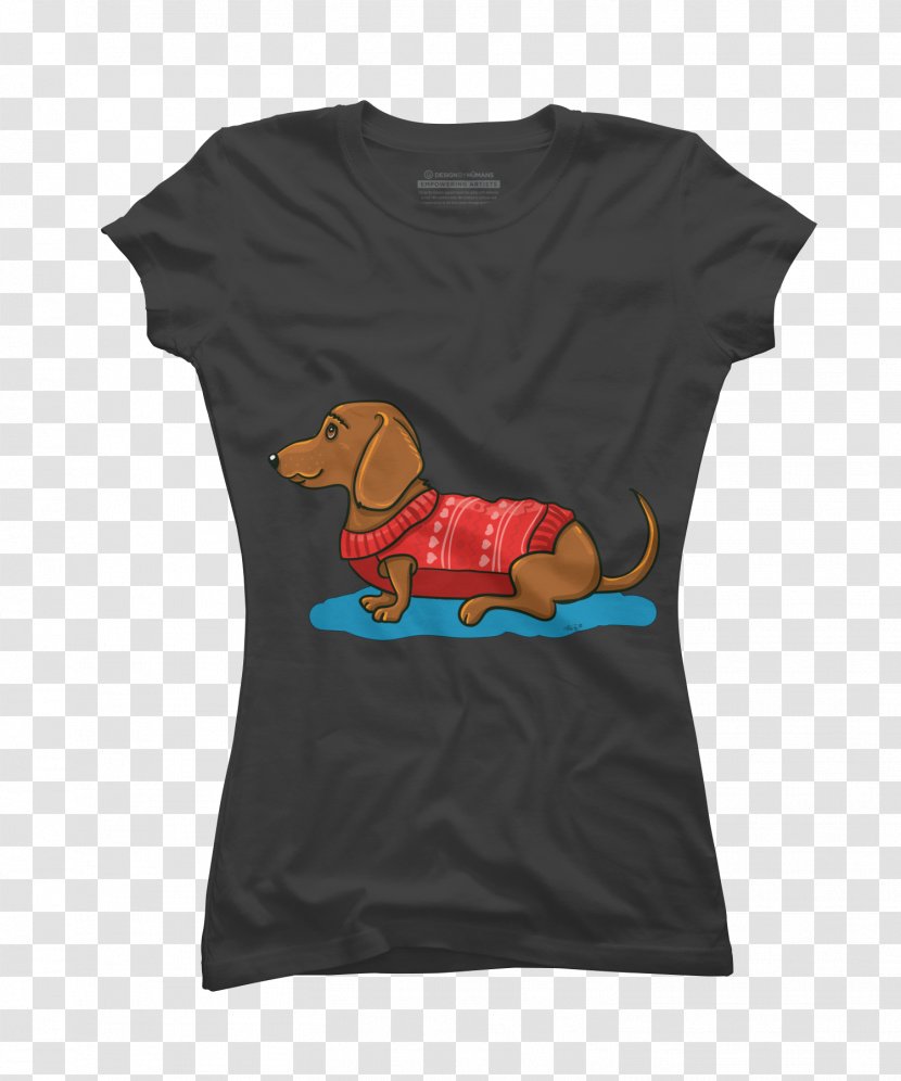 T-shirt Cat Hoodie Top - Unisex - Dachshund And Flag Transparent PNG