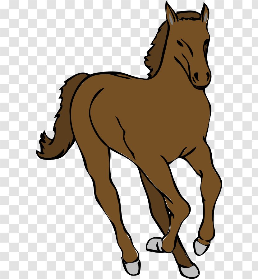 Tennessee Walking Horse Foal Colt Canter And Gallop Clip Art - Fictional Character - Running Images Transparent PNG