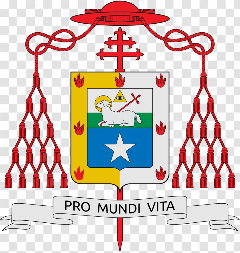 Coat Of Arms Cardinal Escutcheon Heraldry Galero - Charge - Motto Transparent PNG