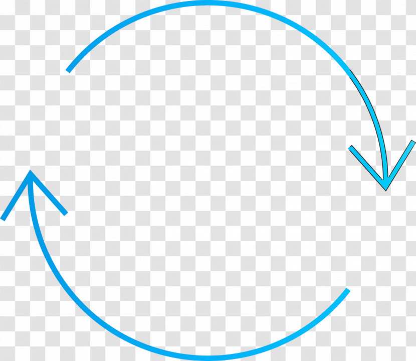Circle Line Turquoise Transparent PNG
