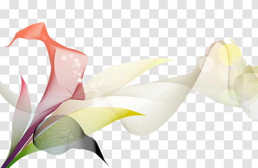Euclidean Vector - Rose Family - PPT Background Elements Flower Ribbon Transparent PNG