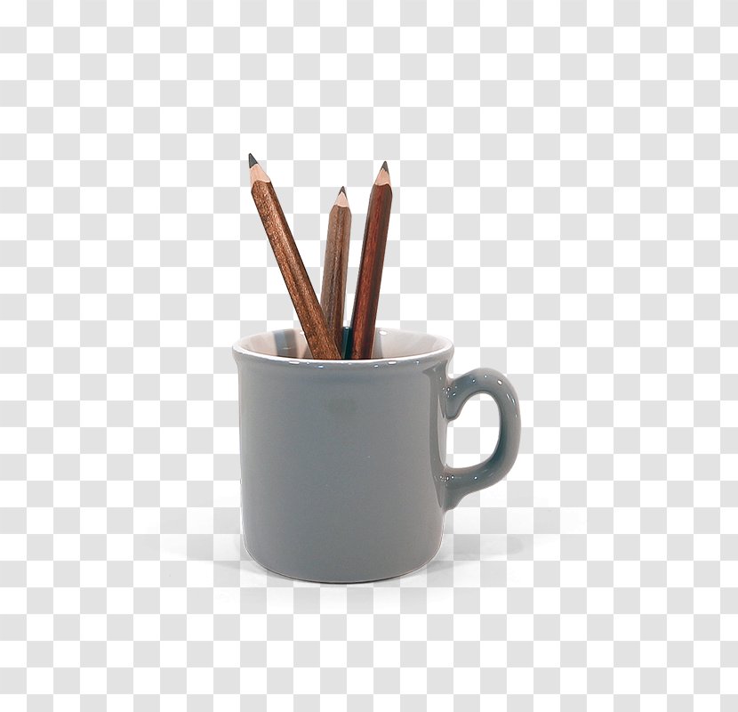 Coffee Cup Ceramic - Pencil Transparent PNG