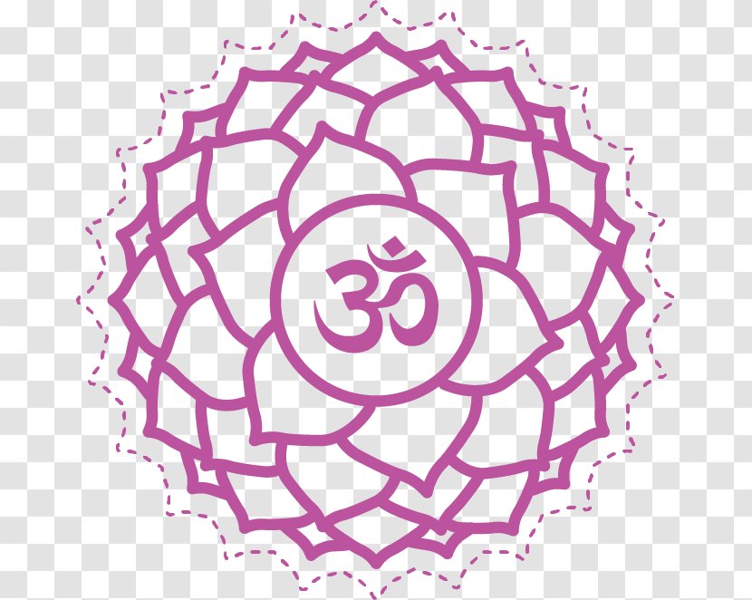 Sahasrara Chakra Ajna Anahata Kundalini - Om - Symbol Transparent PNG
