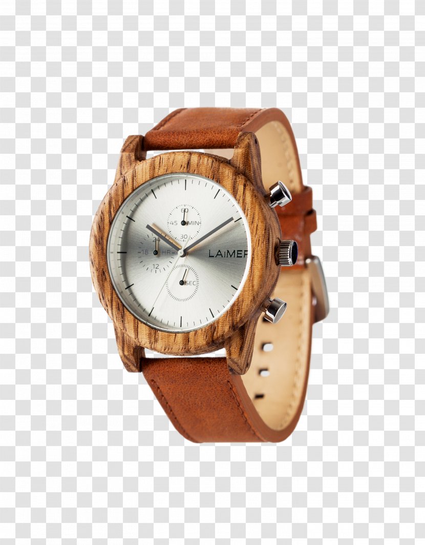LAiMER GmbH/s.r.l. Watch Chronograph Wood Clock - Strap Transparent PNG