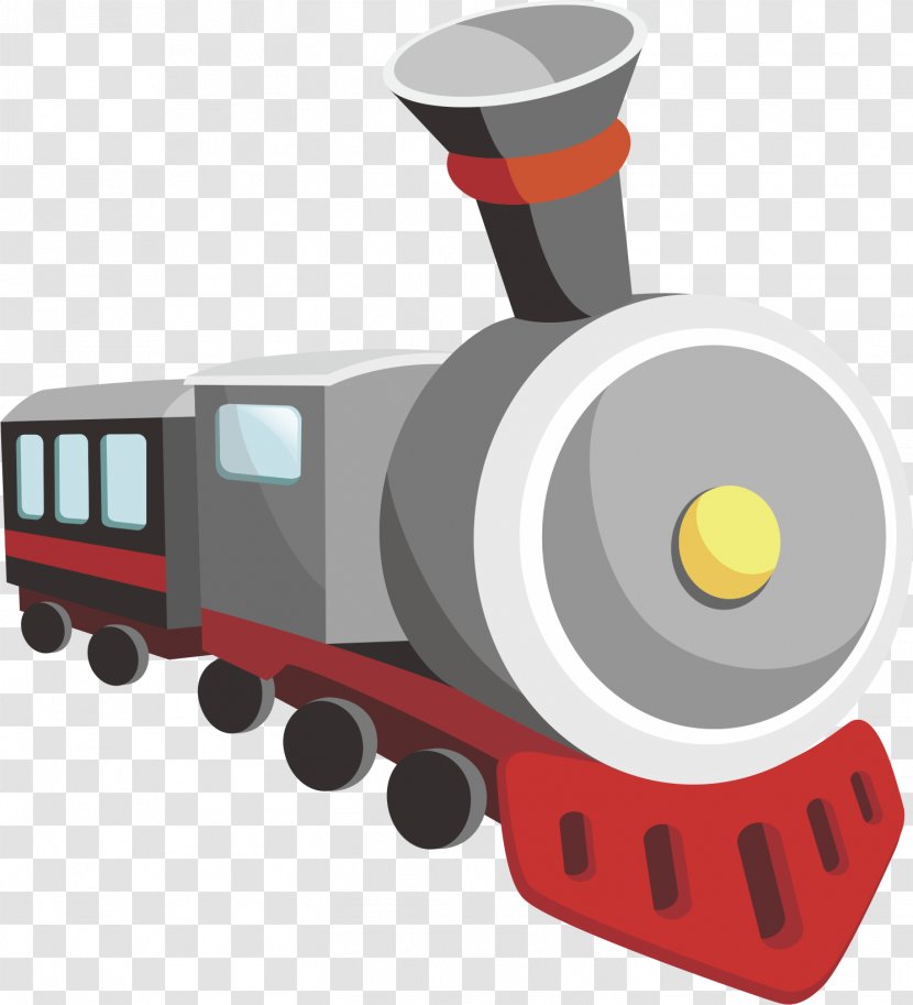 Train Cartoon - Coreldraw - Vector Material Transparent PNG