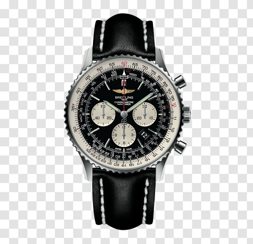Breitling SA Navitimer 01 Watch Chronograph - Strap Transparent PNG