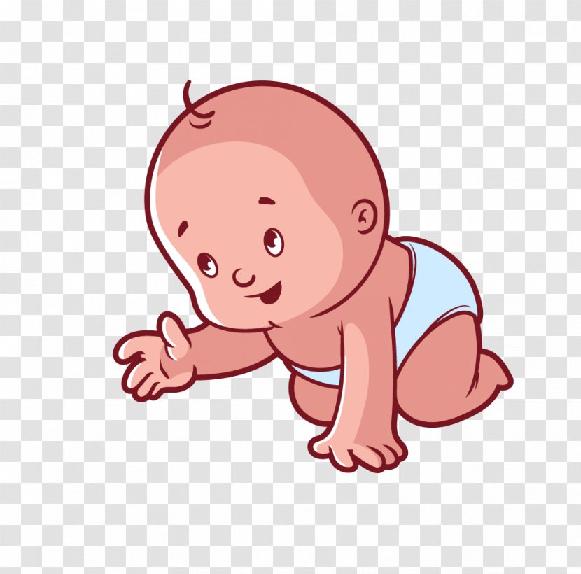Diaper Infant Cartoon Child Clip Art - Frame - Cute Baby Transparent PNG