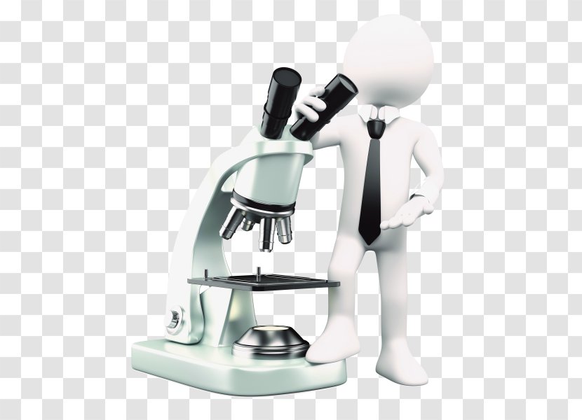 Microscope Cartoon - Science - Home Appliance Optical Instrument Transparent PNG