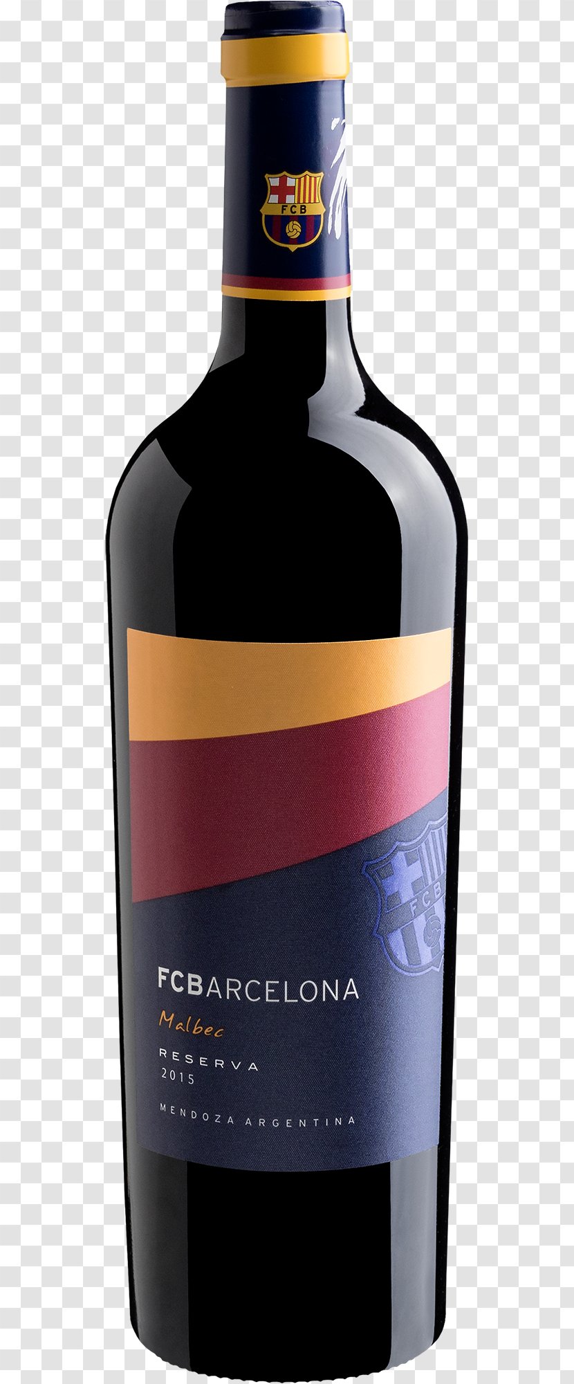 Dessert Wine Malbec Red FC Barcelona - Glass Bottle Transparent PNG
