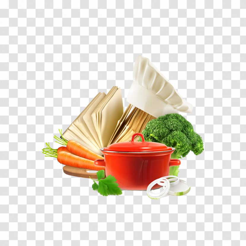 Cooking Vegetable Illustration - Royaltyfree - Pot And Vegetables Transparent PNG
