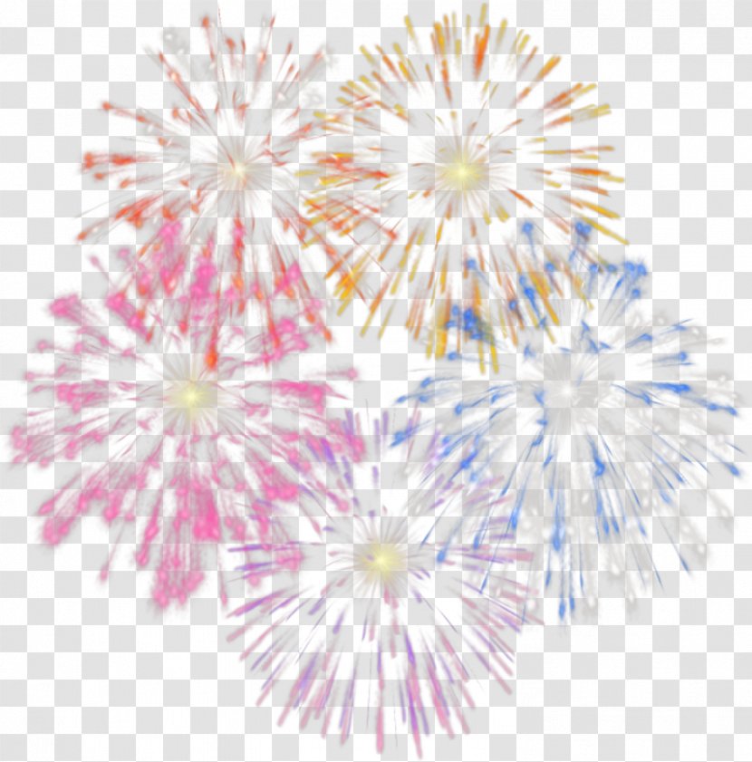 Fireworks Clip Art - Chrysanths Transparent PNG