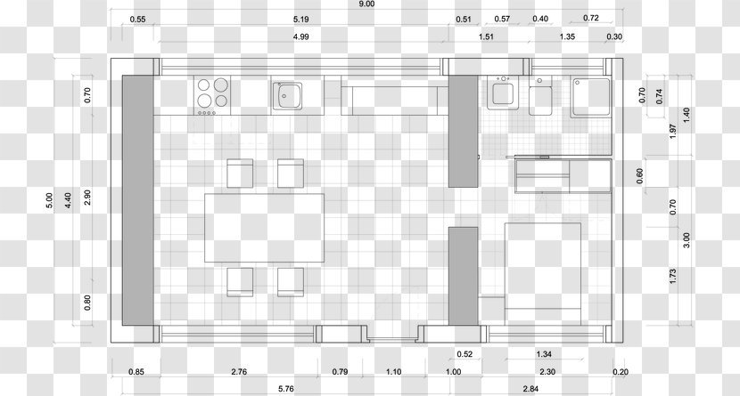 Architecture Floor Plan - Text - Comedor Transparent PNG