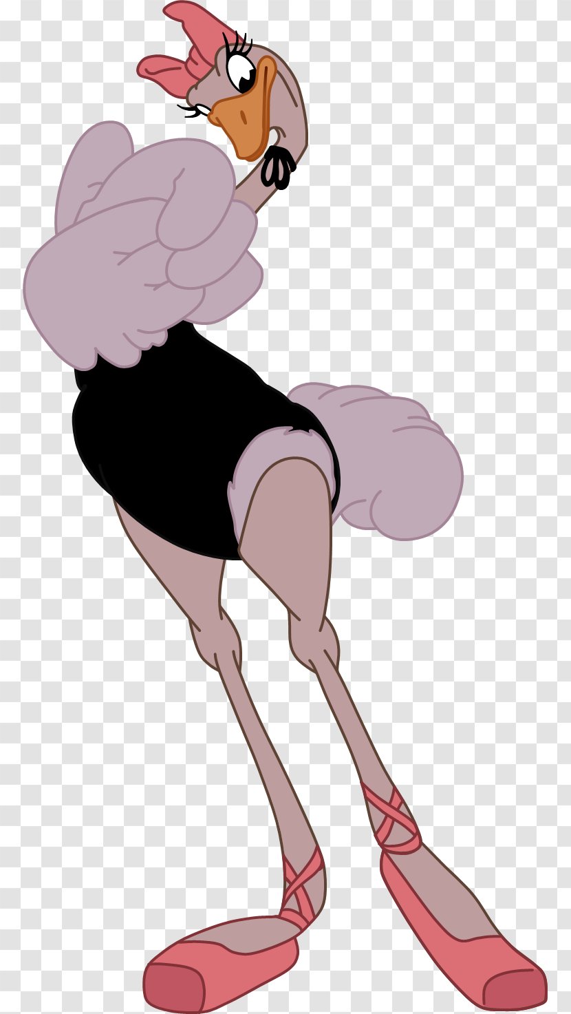 Common Ostrich Drawing The Walt Disney Company Fantasia Royalty-free - Heart - Legs Transparent PNG