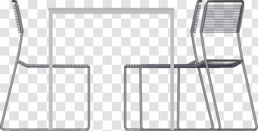 Chair Line Angle White - Table Transparent PNG