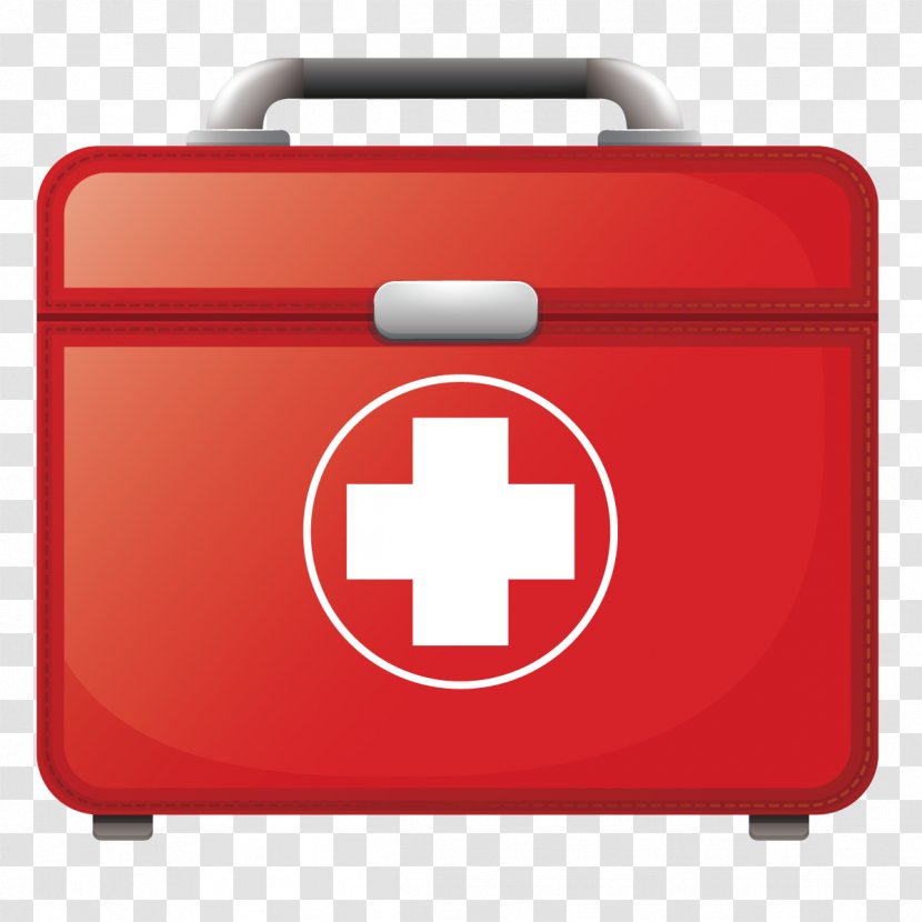 Stock Photography Euclidean Vector Physician Illustration - Red - First Aid Kit Transparent PNG