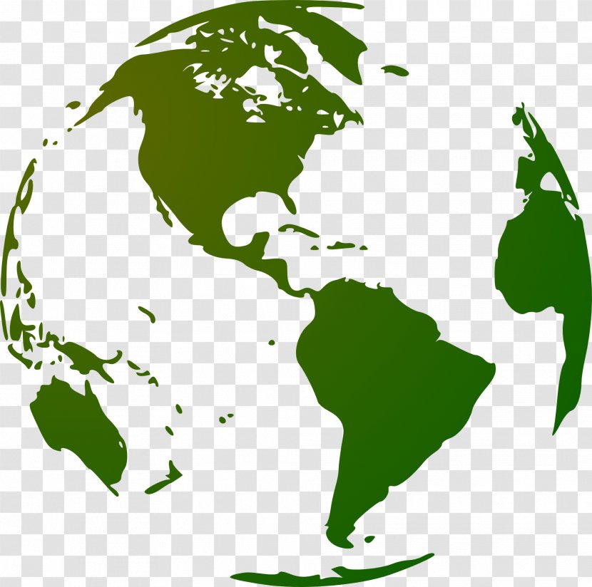 Earth Globe World Map - Pixabay - Green Transparent PNG