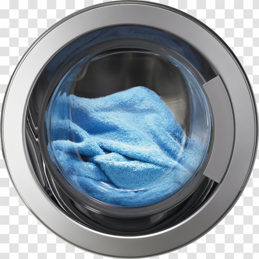 Washing Machines Laundry Clothes Dryer - Electric Blue - Fabric Softener Symbol On Machine Transparent PNG