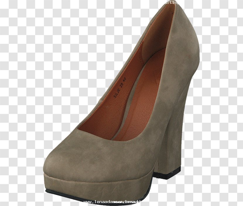 Brown High-heeled Shoe Stiletto Heel Suede - Sbar - Woden Transparent PNG