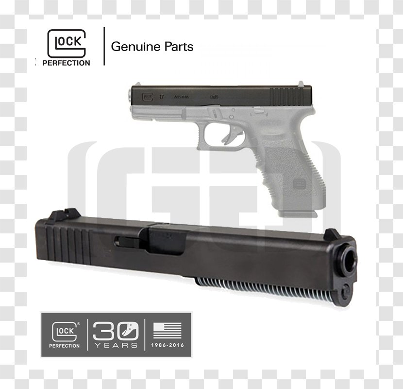 Trigger Firearm GLOCK 17 Glock Ges.m.b.H. - Sight - Weapon Transparent PNG