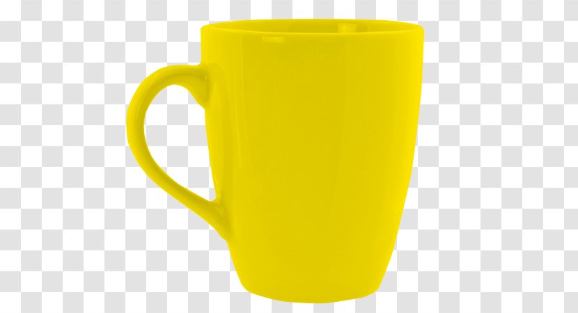 Coffee Cup Mug Plastic - Yellow Transparent PNG