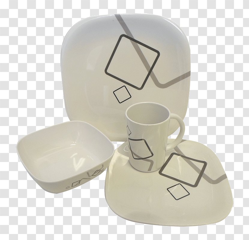 Tableware Plate Melamine Dinner Plastic - Dinnerware Set - Dishes Transparent PNG