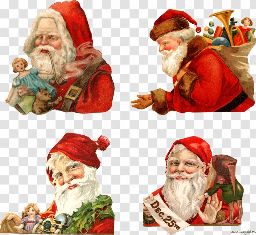 Santa Claus Ded Moroz Snegurochka Christmas Clip Art - Grandfather Transparent PNG