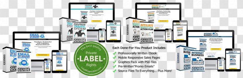 Digital Marketing Private Label Rights Service - Lead Generation Transparent PNG