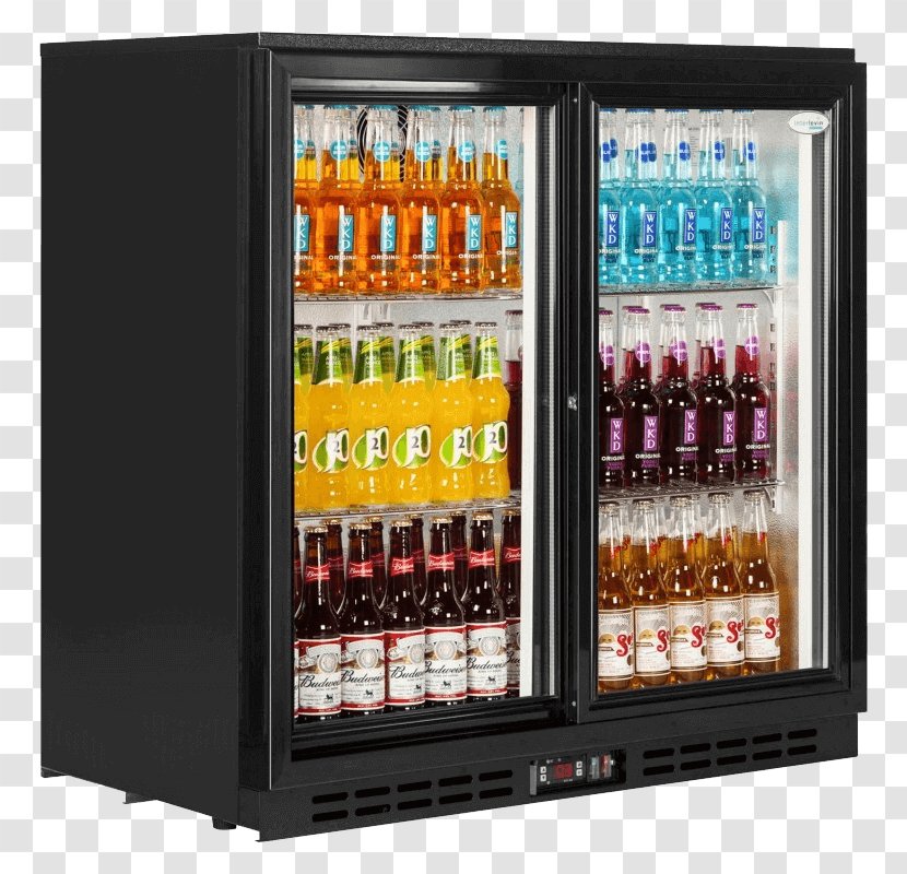 Cooler Refrigerator Sliding Door Refrigeration - Glass - Visi Transparent PNG