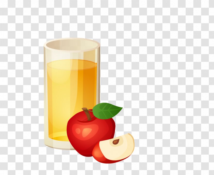 Apple Juice Cider Clip Art - Cartoon Transparent PNG