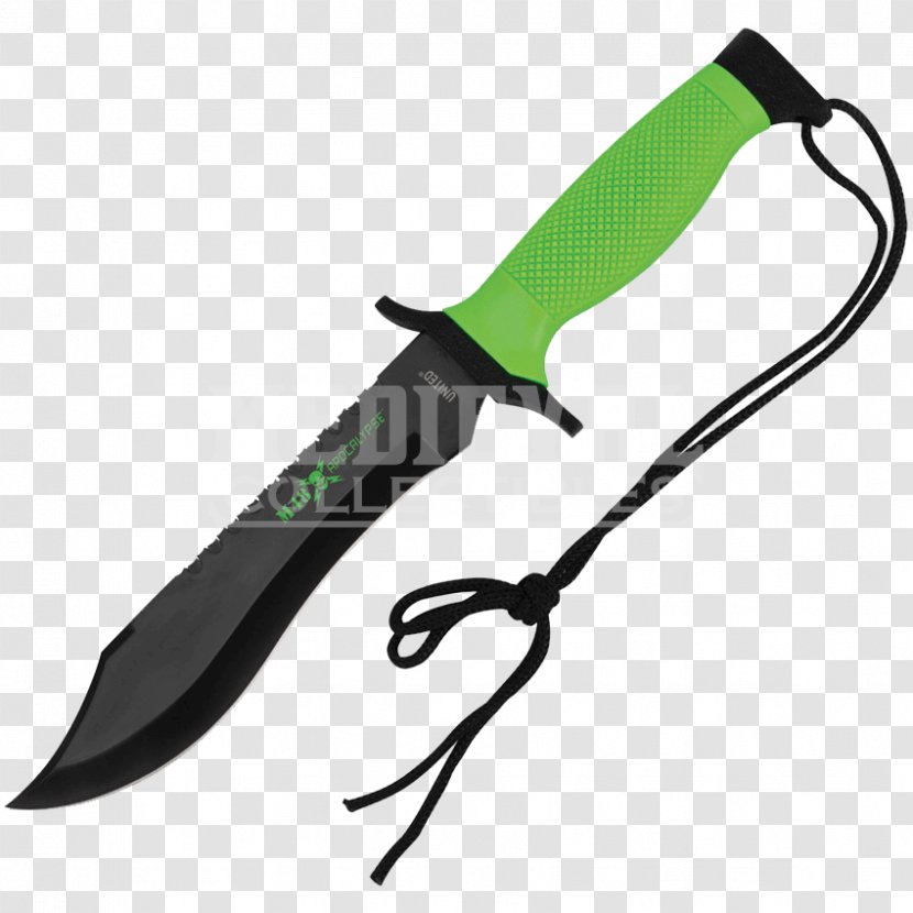 Bowie Knife Hunting & Survival Knives Machete Utility - Melee Weapon Transparent PNG