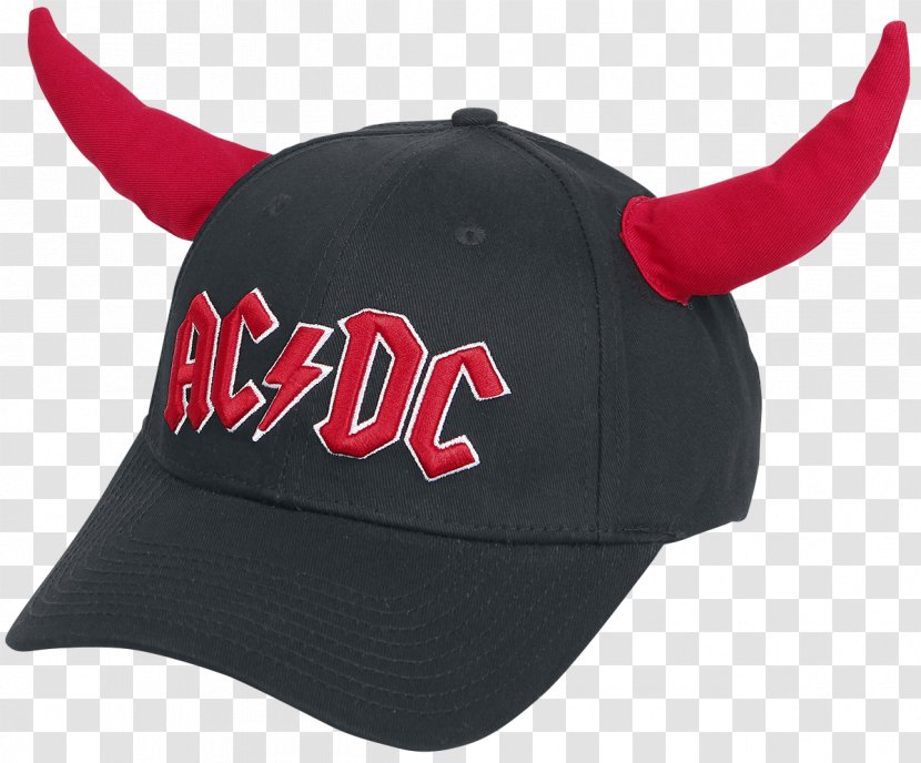 Hells Bells AC/DC EMP Merchandising Back In Black Hard Rock - Hat - Baseball Transparent PNG