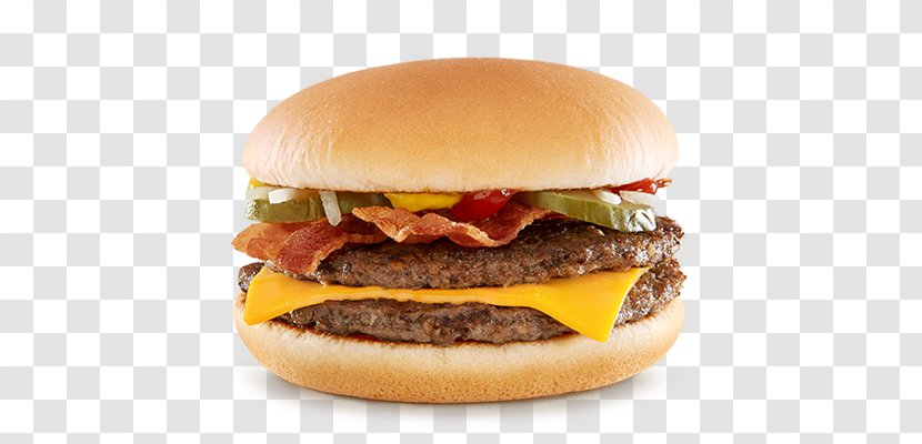 Cheeseburger Hamburger Bacon McDonald's Quarter Pounder - Double Burger Transparent PNG