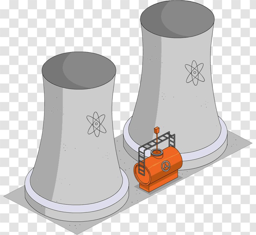 The Simpsons: Tapped Out Mr. Burns Cooling Tower Evaporative Cooler - Simpsons - Power Plants Transparent PNG