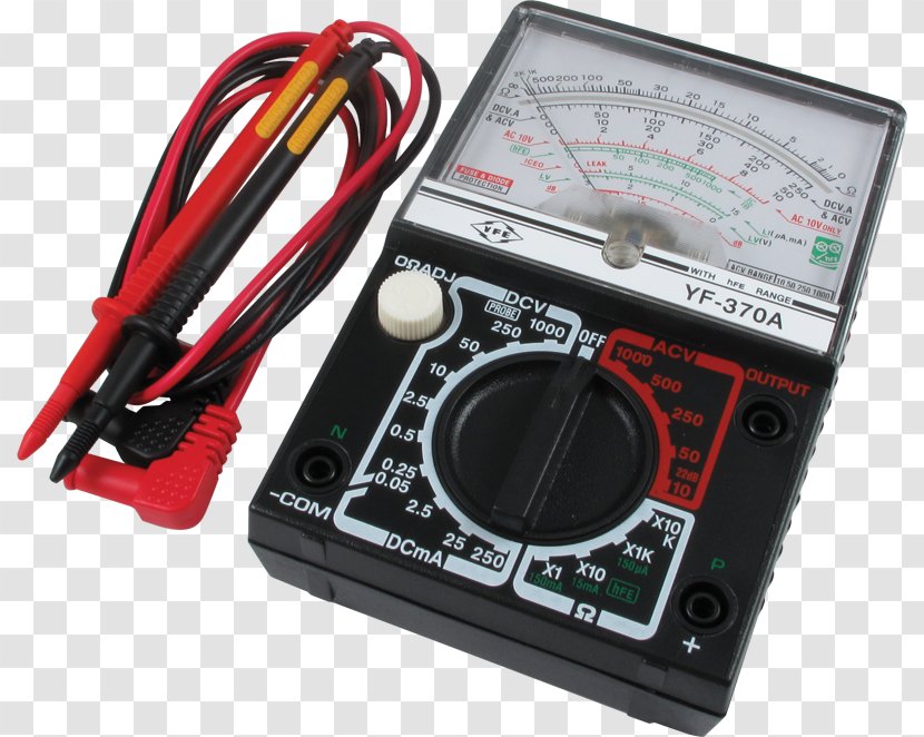 Electronics Multimeter Voltmeter Ohm - Voltage - Analogue Transparent PNG