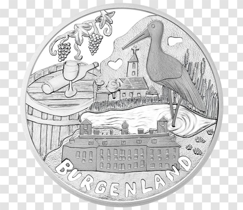 Burgenland 10 Euro Note Coins - Face Value - Coin Transparent PNG