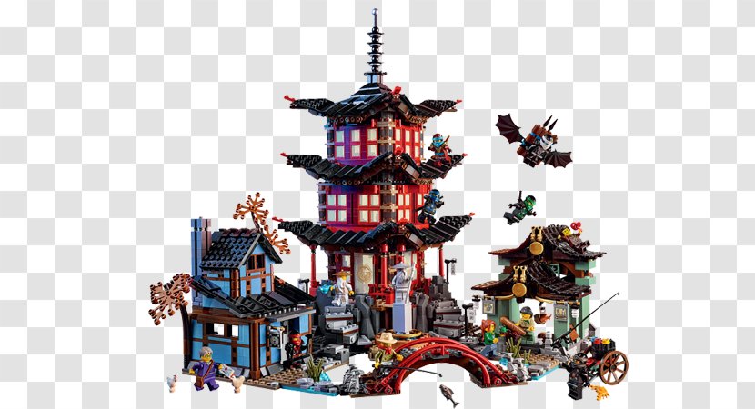 LEGO 70751 NINJAGO Temple Of Airjitzu Lego Ninjago Castle Toy - Minifigure - Creator Transparent PNG
