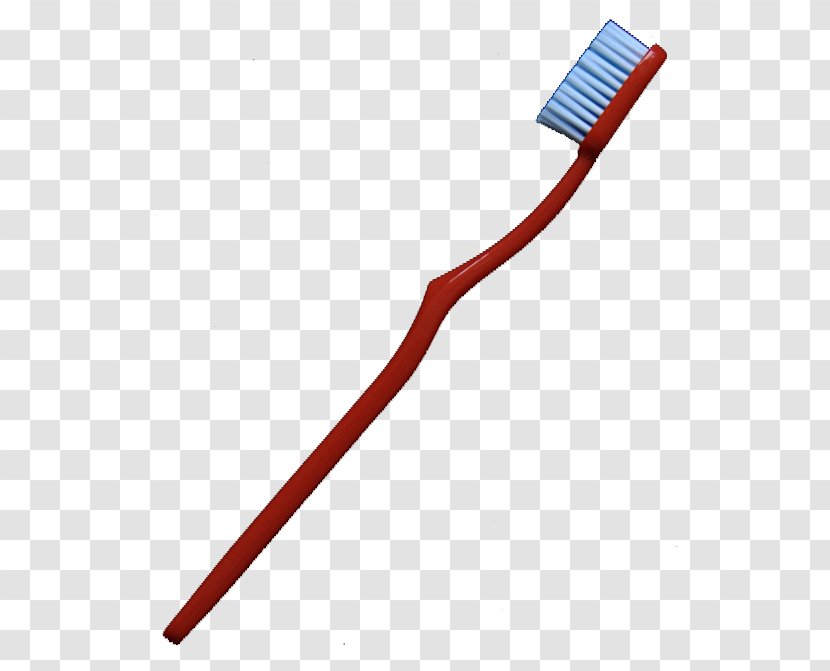 Red Material Angle - Toothbrush Transparent PNG