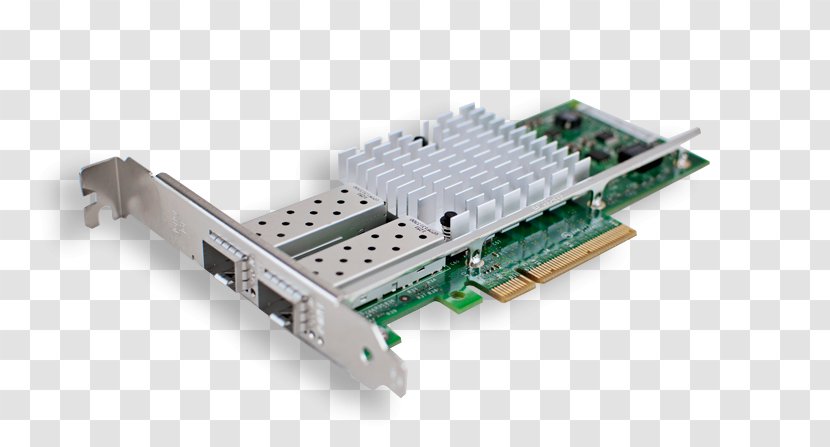 Dell 10 Gigabit Ethernet Network Cards & Adapters Small Form-factor Pluggable Transceiver - Tv Tuner Card Transparent PNG