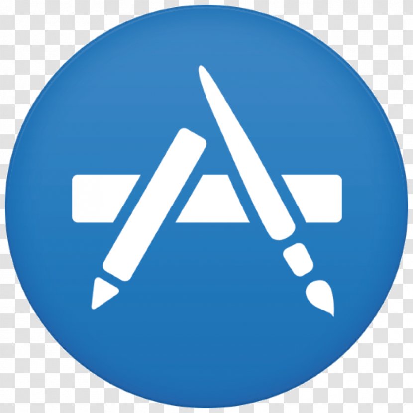 App Store Apple - Blue Transparent PNG