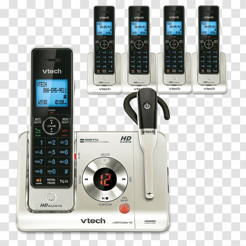 Cordless Telephone Vtech LS6425 Handset - Ls6425 - Answering Machine Transparent PNG