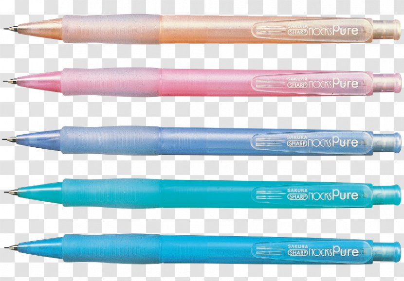Mechanical Pencil Ballpoint Pen Sakura Color Products Corporation Sharp Alvin ESP25 Crayon Specialist 25-pk Asstd - Microsoft Azure - Correct Grip Transparent PNG