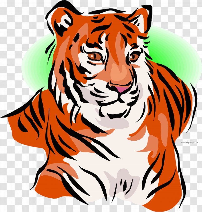 Clip Art Cat Bengal Tiger Openclipart Free Content - Like Mammal Transparent PNG
