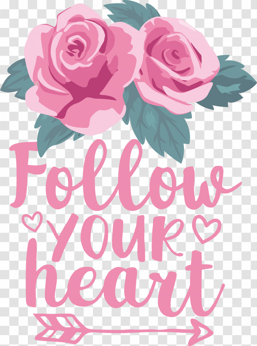 Follow Your Heart Valentines Day Valentine Transparent PNG