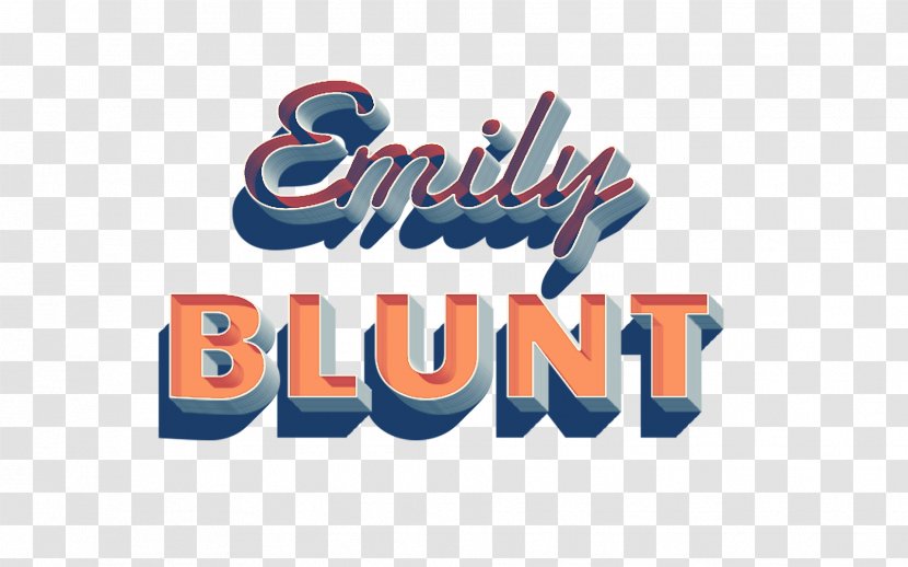Logo Brand Font - Emily Blunt - Name Transparent PNG