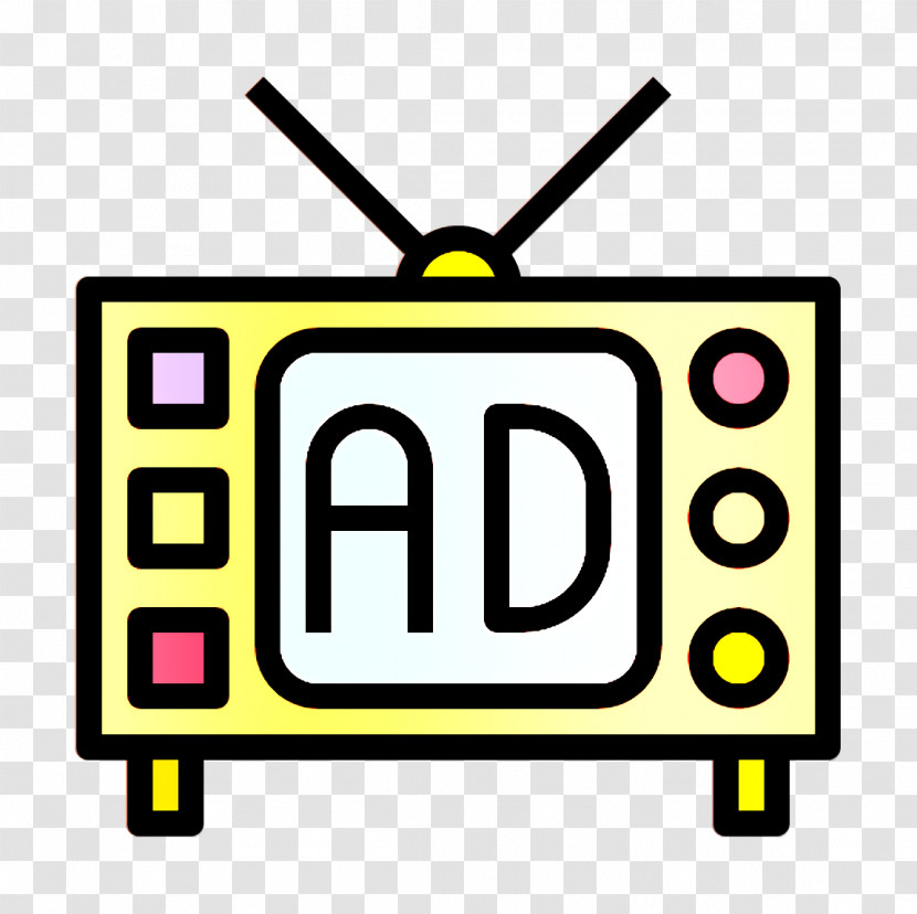 Advertising Icon Tv Icon Television Icon Transparent PNG