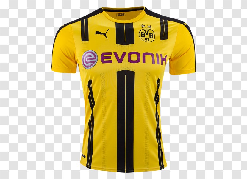 Borussia Dortmund Tracksuit 2016–17 UEFA Champions League Jersey Football - Yellow Transparent PNG